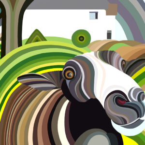 A sheep